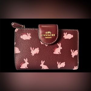 Limited Edition Coach Lunar New Year Medium Corner Zip Wallet